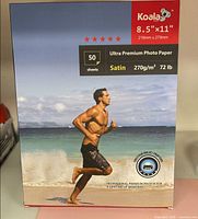 Front view of sealed Koala Ultra Premium Photo Paper pack