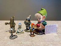 Group shot of all six figurines