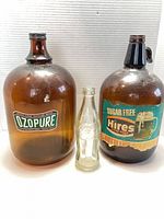 Front view of all three bottles showing size and labels