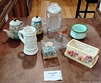 All items laid out on countertop showing grouping and scale