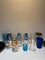 Group shot of all items lined on countertop