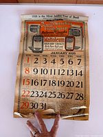 January 1928 page with Cherry Bark Cough Syrup advertisement visible