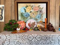 Full lot overview showing all items together on table