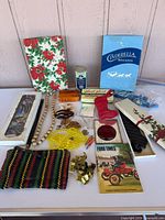 All items laid out on table