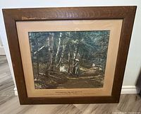 Full view of framed photograph