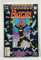 Front cover of Batgirl Special #1 in bag and board