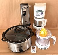 Group shot of all four small kitchen appliances