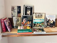 Full view of all books on shelf