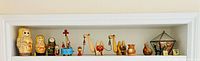 Entire shelf showing all items arranged