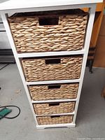 Front view with baskets inserted