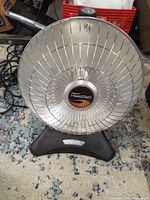 Front view of Presto HeatDish heater showing full dish and base