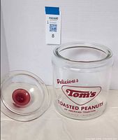 Jar and lid overview showing branding and dimensions