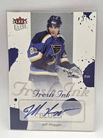 Front of Jeff Hoggan Fresh Ink autographed card