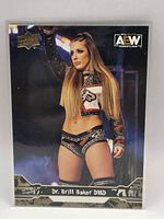 Front view of Dr. Britt Baker DMD gold parallel card