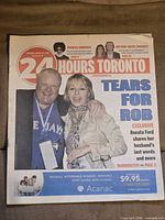 Front cover showing publication title, date and headline