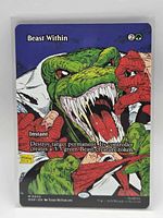 Front of Beast Within card showing artwork, title, mana cost, card text