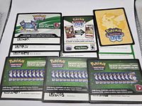 All 13 Pokémon TCG Online / Live code cards spread for overview