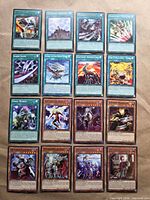 Full view of all 16 cards arranged 4×4