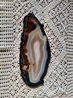 Full agate slice front view