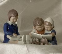 Both Bing & Grøndahl figurines side by side