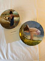 Front view of both plates with certificate