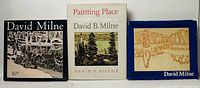 Front covers of the three David Milne books