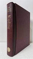 Spine view of quarter leather book inside slipcase showing gilt title
