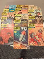 Full stack of 12 Classics Illustrated comic books