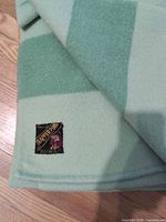 Corner showing Trapper Point label and blanket texture