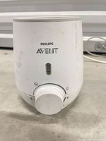 Front view showing Philips Avent branding and control dial