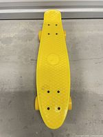 Top view showing yellow textured deck