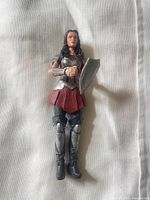 Front view of Lady Sif figure displaying armor, articulation and shield