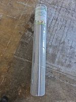 Full view of sealed roll showing size and mesh pattern