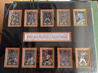Front view of 16x20 mat with ten cards and title block