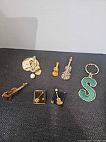 All seven items arranged together for full lot view