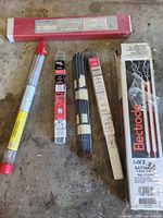 All electrode packs laid out showing variety and condition