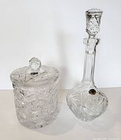 Jar and decanter full view
