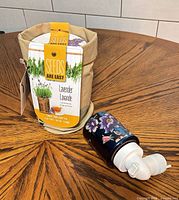 Wax warmer and lavender seed kit overall view