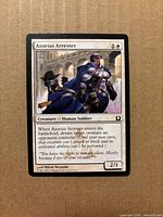 Front of Azorius Arrester card showing artwork, text box, collector info