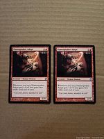 Front view of both Flamespeaker Adept cards