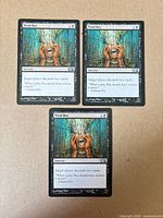 All three Mind Rot cards front view