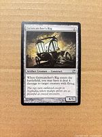 Front of Geistcatcher's Rig card showing artwork, mana cost, power/toughness.