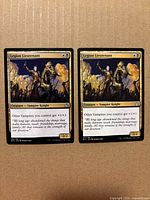 Front view showing both Legion Lieutenant cards