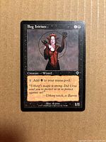 Front of Bog Initiate card showing artwork, text and condition