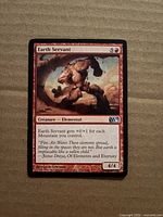 Front of Earth Servant card displaying artwork, text, mana cost, power/toughness
