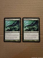 Front view of both Forced Adaptation cards