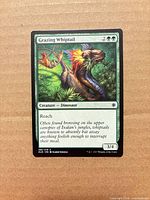 Front of Grazing Whiptail card