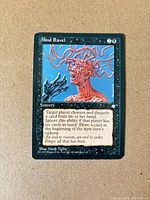 Front of Mind Ravel card showing art, text box, mana cost and frame