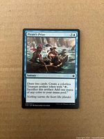 Front of Pirates Prize card showing artwork and details