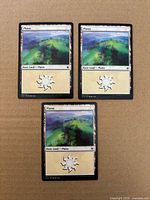 Front view of all three Plains cards